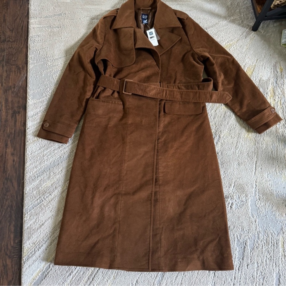 GAP Chocolate Brown Trench Coat